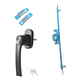thumbnail image 1 of Kit manilla con llave y cremona bipunto para ventanas, 1 of 3