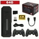 thumbnail image 3 of X2PLUS 3d Retro Video Game Console 2.4g Wireless Controller HD 4.3 System, TV Two-player Battle, Pps/psPSP/PS1/N64/NDS/NES/MAIN/FC/SFC Adult Children's Game Console, Game Console Gift, 3 of 3