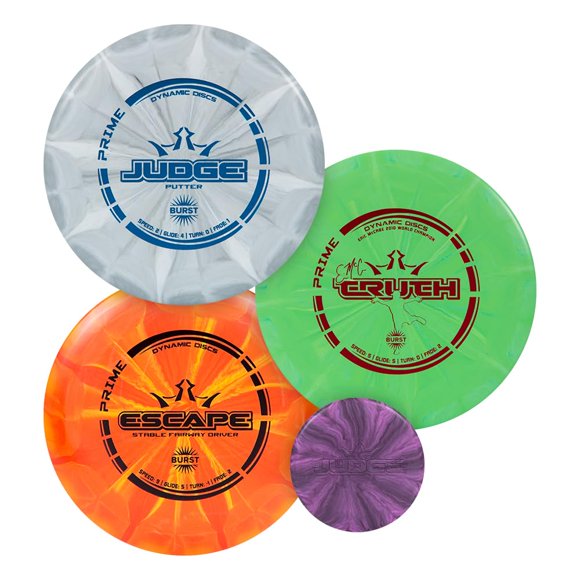Set Disc Golf D·D Dynamic Discs Prime Burst con 3 discos