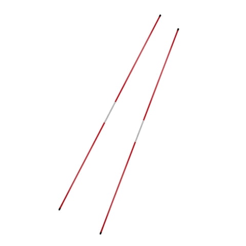 Ioensy - 2 Palos De Alineación Para Pelotas De Golf, Varilla De Alineación Para Practicar Gimnasio, Ejercicio, Color Rojo