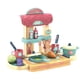 thumbnail image 4 of Maletin Cocina de Juguete Little Chef 3en1 Azul, 4 of 8