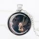 thumbnail image 3 of Cute Gem Angel Pendant Necklace & Drop Earrings - A Stylish Accessory for the Little Girl in You!, 3 of 5