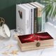 thumbnail image 4 of Bukayo Saka-theme Wooden Storage Box Rustic Wood Organizer Box Decorative Keepsake Box Multipurpose Desktop Storage Chest for Home Office Jewelry Trinkets Crafts Supplies, 4 of 6