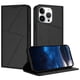 thumbnail image 1 of Funda Cartera Magnética para iPhone 15 Pro Protección Antichoque con Ranuras Negro, 1 of 6