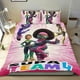 thumbnail image 1 of Equipo Supa Conjunto de sábanas temático, trío de piezas, cómodo y amigable con la piel, diseño único, regalo de decoración para el hogar para familiares, amigos y fans,173cm *218cm, 1 of 6