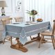thumbnail image 2 of Mantel EHouseHome 152x366 cm Azul con Encaje Impermeable, 2 of 8