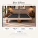 thumbnail image 5 of Base de Cama 2 Plazas Tapizada en Lino Beige con Patas 150 x 190 cm, 5 of 6
