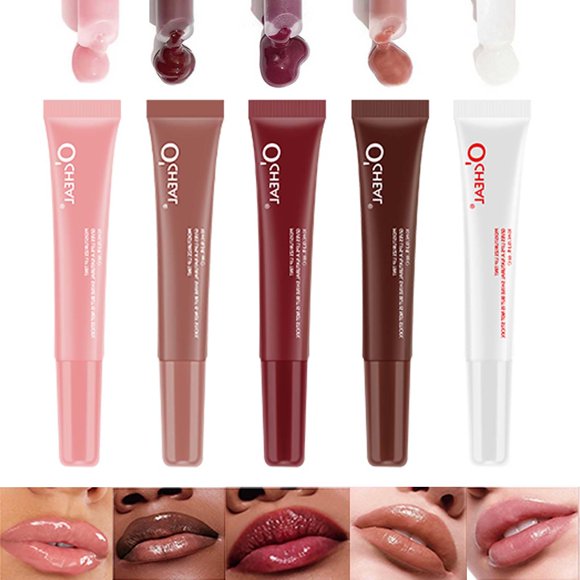 Brillo Labial KTouler 5 Piezas Peptídico Hidratante y Voluminizador