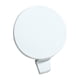 thumbnail image 3 of Car Front Bumper Tow Hook Cover Caps for ,Towing Hooks Cover, Tow Bars Eye cover decoration, Replacements Parts Bumper Inserts , blanco, 3 of 5