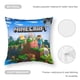 thumbnail image 5 of Minecraft Fundas de almohada de terciopelo con tema, regalos de funda de almohada, decoración para el hogar, cojín de lanzar, regalo de cumpleaños para fans y parejas. 50cm x 50cm., 5 of 6