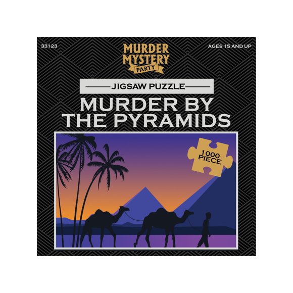Rompecabezas: University Games Murder by The Pyramids, 1000 unidades