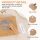 thumbnail image 3 of Uxcell 100 Pcs Etiquetas de Regalo en Blanco con Cuerda, 2.8x0.8 Pulgadas Etiquetas de Papel Kraft Etiquetas para Bolsas de Regalo Mini Etiqueta de Agradecimiento con Agujeros para Boda Fiesta, Blanco, 3 of 6