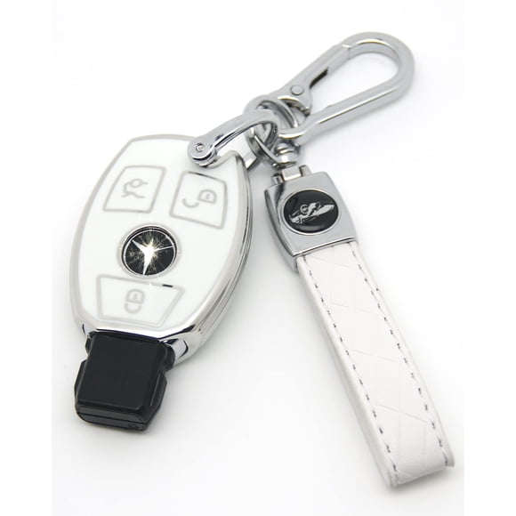 Set de funda para llave y llavero HAOYOUMEI para Mercedes-Benz