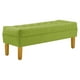thumbnail image 2 of Banqueta Wood 2c Felpa 01 Pistacho, 2 of 4