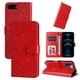 thumbnail image 1 of Funda tipo cartera FOXDOCK para iPhone 12 Mini , diseño girasol en relieve, cuero PU, cierre magnético, soporte y tarjetero, 1 of 5