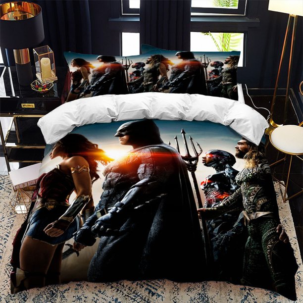 Marvel Batman Bedding Duvet Cover Set 3D Printing Home Textile Comfort 100% Polyester Bedroom Decoration Kids Gift Bed Sheets