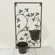 thumbnail image 2 of Macetero Colgante Metálico Flores Negro, 2 of 2