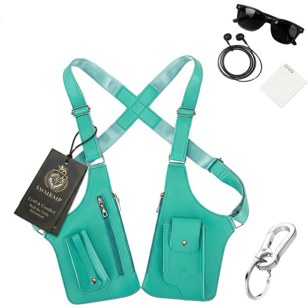 Bandolera clásica herencia hombro pecho satchel hombre ajustable cuero armadura anti carteristas bandolera
