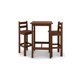 thumbnail image 1 of Juego Comedor De Madera Alto Bar 2 Sillas Chocolate, 1 of 7