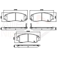 Pastillas Freno Para Auto Allied Nippon Adb32273