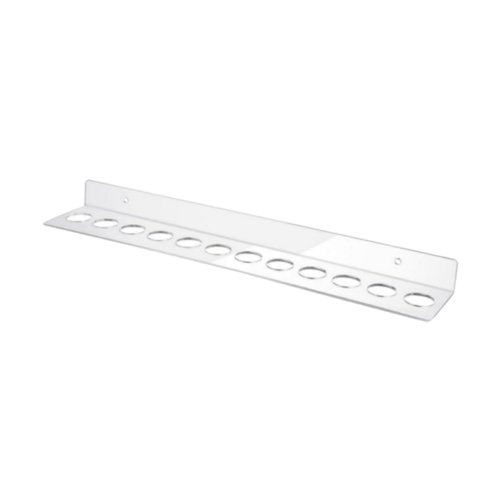 Magideal - Soporte Para Tijeras De Acrílico Para El Cabello, Estante De Almacenamiento De 12 Niveles, Para Montaje En Pared, Para Accesorios De Peluquería Y