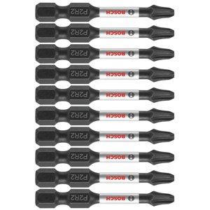 Brocas Eléctricas Para Atornillar Bosch Itp2R22B, Paquete De 10 Unidades Phillips/Square #2