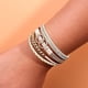thumbnail image 5 of Pulseras bohemias envolventes de cuero, brazaletes de cuentas doradas para mujer, pulseras infinitas apilables, joyería con cierre, 5 of 6