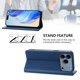 thumbnail image 3 of Funda Billetera con Soporte para iPhone 17 Pro Max Bloqueo RFID Plegable Azul, 3 of 6
