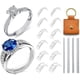 thumbnail image 1 of Ajustadores de Anillos Ramalto Antideslizantes Pack de 16 (Invisible), 1 of 8