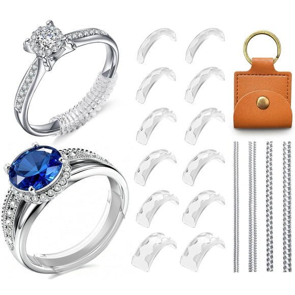 Ajustadores de Anillos Ramalto Antideslizantes Pack de 16 (Invisible)