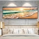 thumbnail image 1 of 1pc Frameless Sunsets Natural Sea Beach Landscape Posters And Prints Canvas Painting Panorama Scandinavian Wall Art Picture For Living Room No Frame, 1 of 4