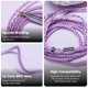 thumbnail image 3 of Cable IEM Linsoul Zonie de 16 conductores plateado en plata MMCX/3.5 mm, 3 of 7