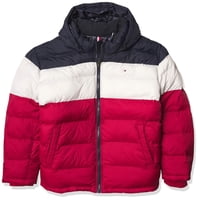 Chaqueta Tommy Hilfiger Clásica Con Capucha Acolchada Para Hombre, 5 Veces Más Grande