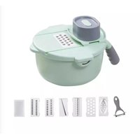 Genérico - Rallador Picador De Verdura Multifuncional Verde