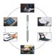 thumbnail image 2 of Pilas AAA recargables Tectra 450 mAh, paquete de 4 con cargador, 2 of 9