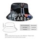 thumbnail image 2 of Casa de Cartas Sombrero bucket para adultos, gorra de protección solar, sombrero de pescador plegable para viajes al aire libre, pesca y actividades de verano, 2 of 6
