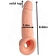 thumbnail image 4 of Nueva funda extensora de manga realista y suave para hombres, mejora el pene, masajeador de manga 2110 (L2), 4 of 6