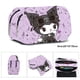 thumbnail image 1 of MINISO Kuromi Schoolbag Students Kawaii Double-layer Pencil Bag Large-capacity Casual Backpack Cartoon Printing Pen Bag, 1 of 3