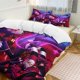 thumbnail image 2 of Hazbin Hotel Helluva Boss Bedding Set Duvet Cover Comfortable and Lightweight Cartoon Bedding 3 Piece Bed Set, 2 of 5