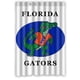 thumbnail image 1 of Cortina de ducha con el símbolo de los Florida Gators, juego de cortinas de baño con ganchos, tamaño 48 x 72 pulgadas, 1 of 3