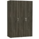 thumbnail image 1 of Closet 3 Puertas Con Colgador 181,9x120x47,3 Cm Café Y Blanco, 1 of 3
