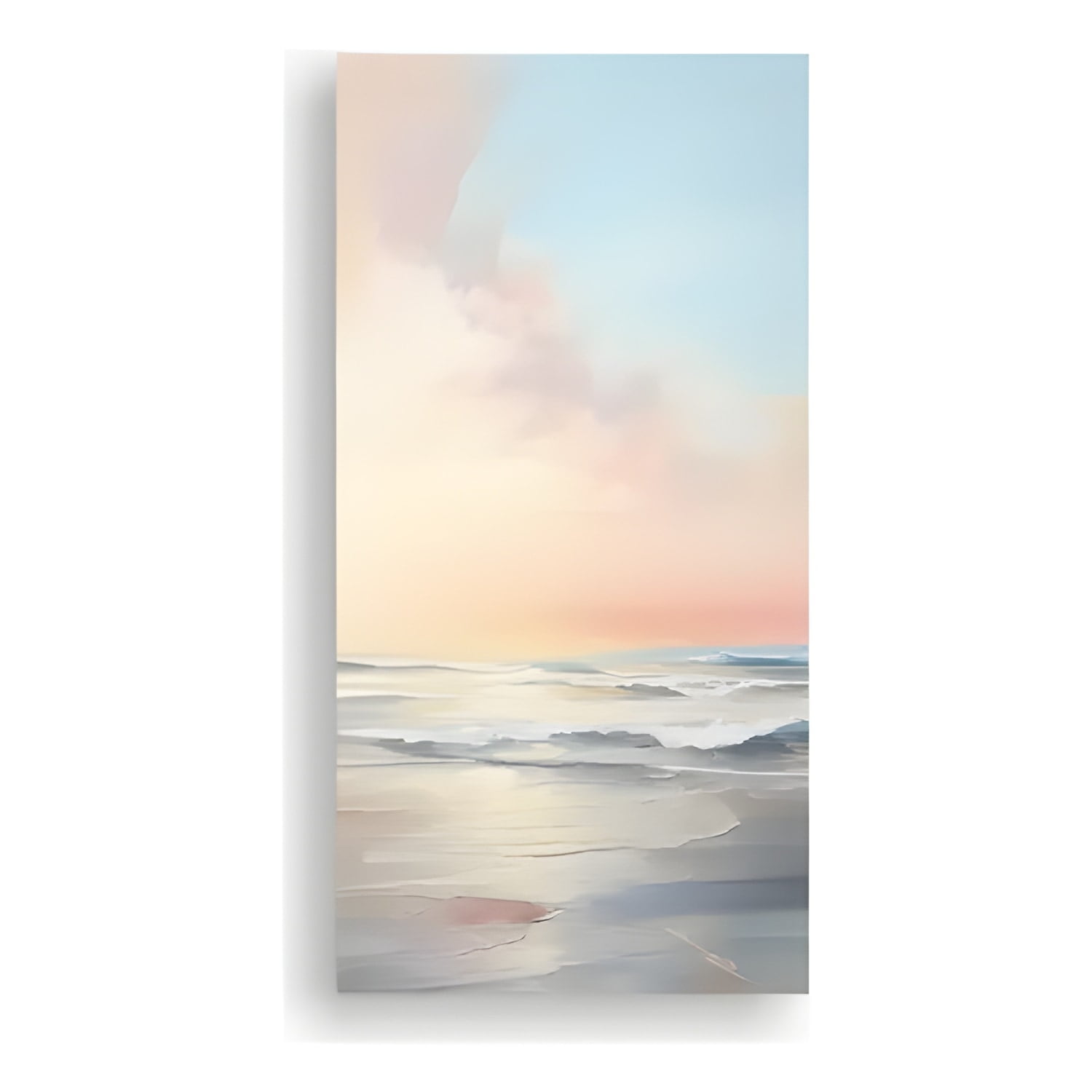 Genérico - Cuadro Playa Amanecer 20x40 Cm