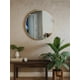 thumbnail image 3 of Espejo Circular 60 Cm , Marco Metal Cepillado, Dorado, 3 of 4