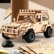 thumbnail image 3 of Puzzle 3d Jeep Armable Madera Aspor Modelo Niños, 3 of 3