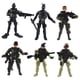 thumbnail image 4 of 6 Piezas Figuras De Acción Diseño Fuerzas Especiales Menigas Figuras Para Paisajes De Bricolaje, 4 of 4