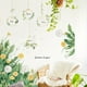 thumbnail image 2 of 2pcs Green Plant Wall Sticker, Dandelion Flower Leaf Peel And Stick Wallpaper, Self Adhesive Wall Art Decals, For Living Room Bedroom Home Room Decor, 2 of 2