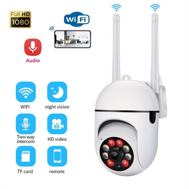 A7 High-definition WIFI Monitoring Camera, 355 Degree Intercom 1080p High-definition Home Security Camera, Remote High-definition Night Vision Camera, Suitable For Indoor And Outdoor (non Rainwater, A