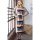 thumbnail image 4 of Vestido de Rayas con Bloques de Color, 4 of 5