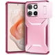 thumbnail image 4 of Funda Resistente para Motorola Moto G Stylus 2025 con Tapa Deslizante y Protección Militar Rosa, 4 of 5