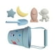 thumbnail image 4 of 6 Piezas Niños Sandbox Juguetes Interior Juego Regalo Playa Cubos Pala Conjunto De Herramientas Azul, 4 of 5
